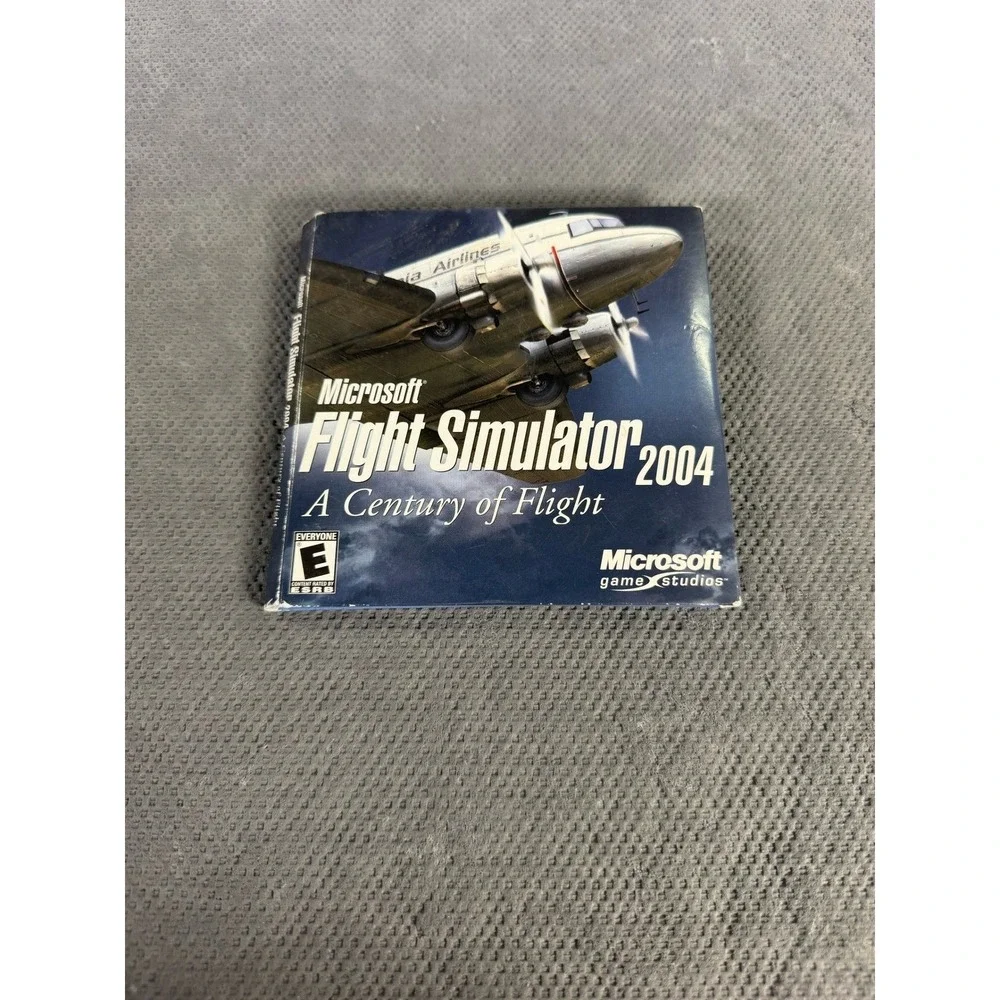 Microsoft Flight Simulator 2004 A Century of Flight PC 2003 4-Disc Set Vintage